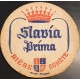 Sous bock de bière - Slavia Prima - Bière Comète - Ancien, épais