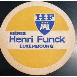Sous bock de bière - Bières Henri Funck - Luxembourg