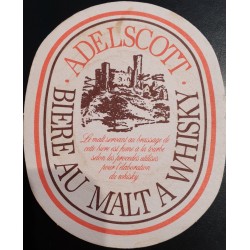 Sous bock de bière - Adelscott - Bière au malt à whisky
