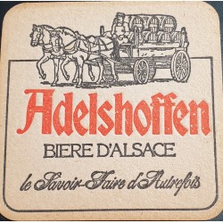 Sous bock de bière - Adelshoffen - Bière d'Alsace