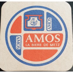Sous bock de bière - AMOS la bière de Metz