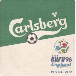 Sous bock de bière - Carlsberg - UEFA Euro 96 England
