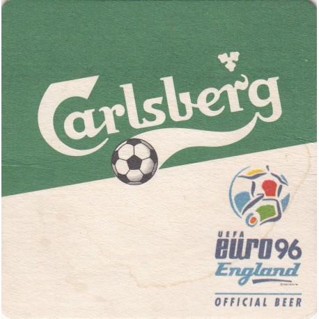 Sous bock de bière - Carlsberg - UEFA Euro 96 England