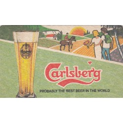 Sous bock de bière - Carlsberg - Probably the best beer in the world