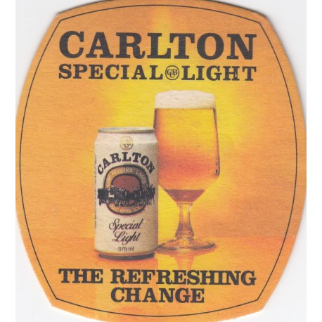 Sous bock de bière - Carlton Special Light