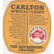 Sous bock de bière - Carlton Special Light