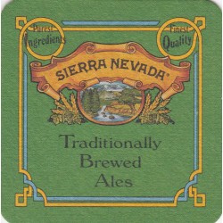 Sous bock de bière - Sierra Nevada - Traditionally Brewed Ales