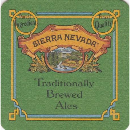 Sous bock de bière - Sierra Nevada - Traditionally Brewed Ales