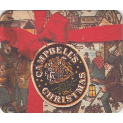 Sous bock de bière - Campbell's Christmas