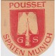 Sous bock de bière - Pousset Spaten Munich