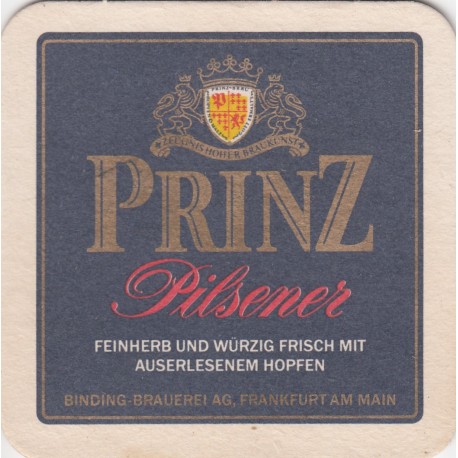 Sous bock de bière - Prinz Pilsener