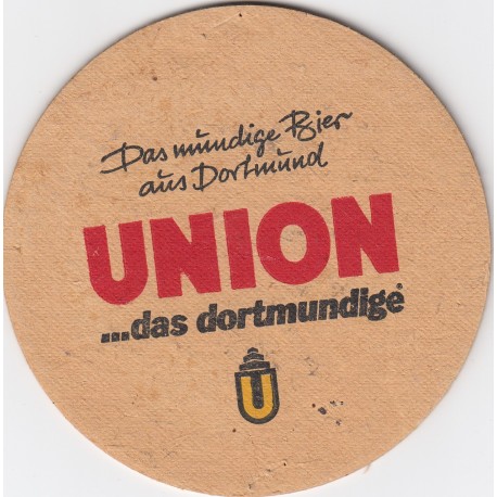 Sous bock de bière - UNION ....das dortmundige