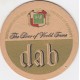 Sous bock de bière - DAB - The beer of world tame