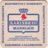 Sous bock de bière - Karlsbrau Mannlich