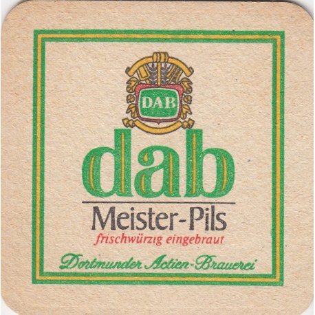Sous bock de bière - DAB Meister-Pils