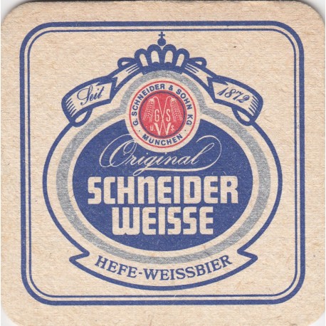 Sous bock de bière - Schneider Weisse