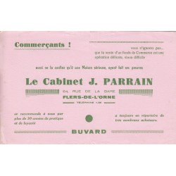 Buvard - Le cabinet J. PARRAIN