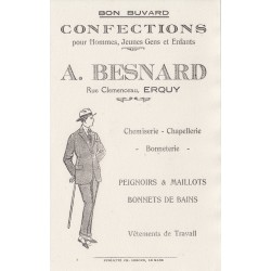 Buvard - Confections A. BESNARD - Erquy