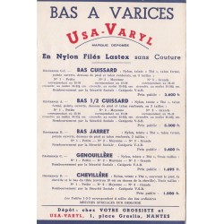Buvard - Bas à varices - USA-VARYL