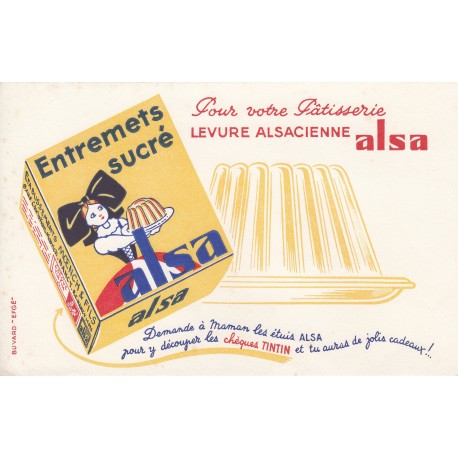 Buvard - Entremets sucré ALSA