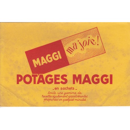 Buvard - Potages MAGGI