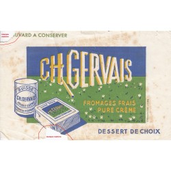 Buvard - CH. GERVAIS - Fromages frais pure crème
