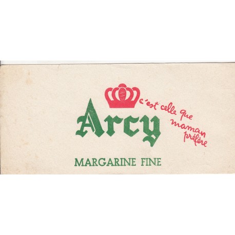 Buvard - Margarine ARCY