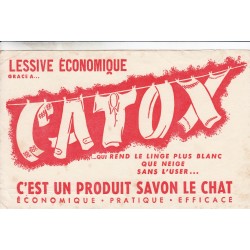Buvard - CATOX , c'est un produit savon LE CHAT