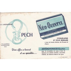 Buvard - Laboratoire PECH - Néo-Quintyl