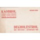 Buvard - KAOBROL - Decholestrol