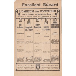 Buvard - L'OMNIUM des constipés - Les 5 produits CHATELGUYON-GRUBLER